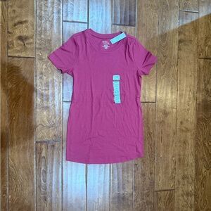 NWT Size Medium Time and Tru Maternity Short Sleeve Rose T-Shirt